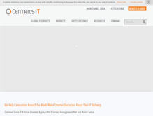 Tablet Screenshot of centricsit.com